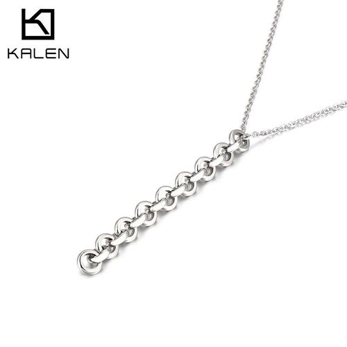 Collier En Acier Inoxydable Collier En Acier Au Titane Pour Femme Collier Lvn330