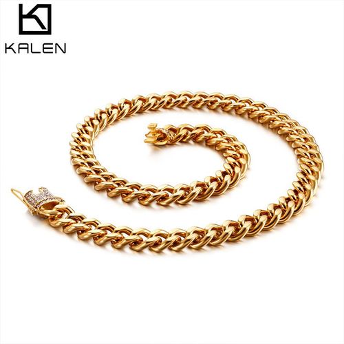 Collier Dominateur Pour Hommes Collier En Acier Au Titane Lvn315