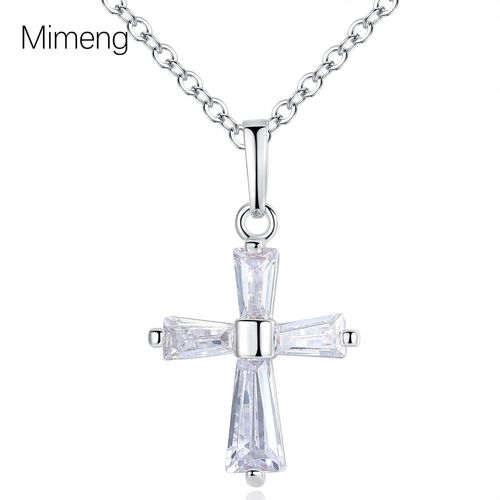 Flash Diamant Sainte Lumière Croix Collier Femme Courte Clavicule Chaîne Femme Croix Pendentif Collier Lvn939