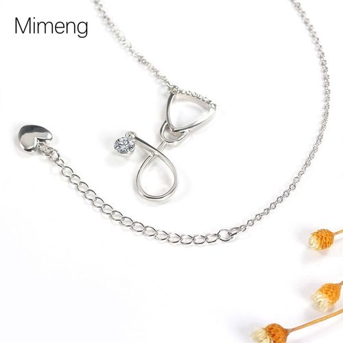 Collier Avec Strass En Alliage Design Stéthoscope Amour Collier Pendentif Diamant Bleu Lvn1040