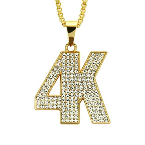 Collier Ebay Hip Hop Hiphop4k Collier Pendentif Diamant Hip Hop Lvn3142