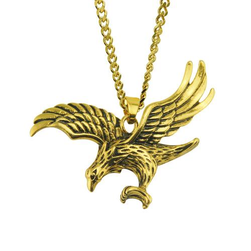 Hip Hop Cool Street Retro Collier Pour Homme Flying Eagle Pendentif Collier Lvn3551