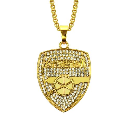 Collier Hip Hop Alphabet Collier Plein Diamant Pendentif Militaire Marque Collier Lvn3725
