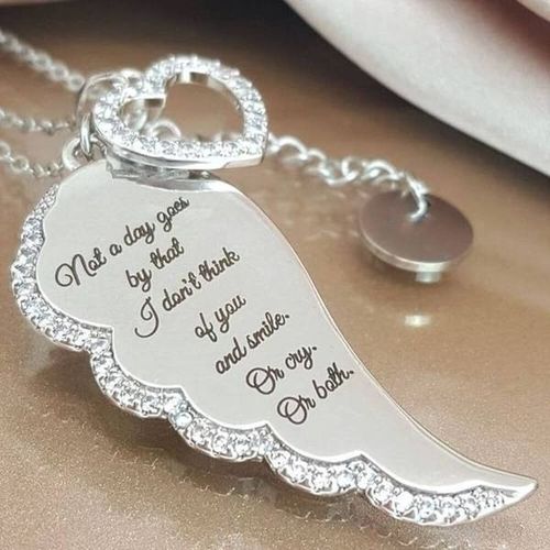 Collier Coeur Ailes D'ange Micro Incrusté De Diamants Chaîne Clavicule Courte Plaqué Argent 925 Lvn4903