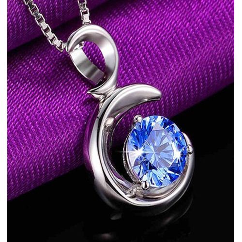 Collier Pendentif Coeur Haoyue Plaqué Argent Pendentif Clavicule Femme Argent National Lvn5033
