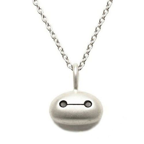 Super Marines Superman Cuivre Plaqué Argent Grand Collier Blanc Femme Pendentif Chaîne Clavicule Couple Court Lvn5092