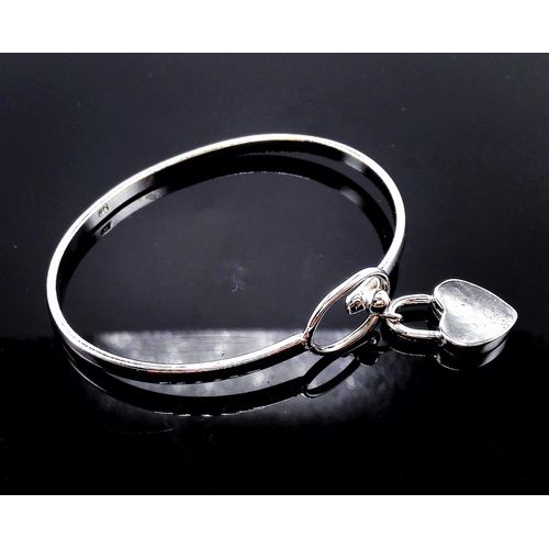 Ebay Cuivre Plaqué Argent Bracelet Pêche Coeur Serrure Pendentif Bracelet Approvisionnement Direct Lvn5091