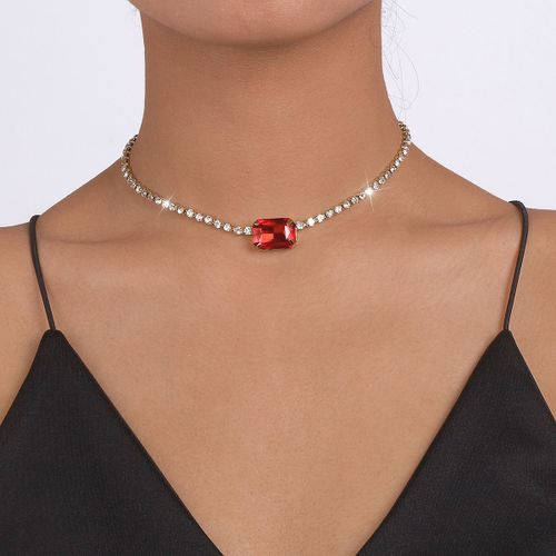 N10465 Collier Clavicule Court Harbour Collier Élégant En Diamant Lvn5536