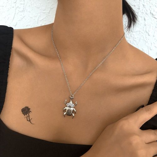 N9275 Collier Pendentif Insecte Diamant Géométrique Mignon Collier Créatif Femmes Lvn5771