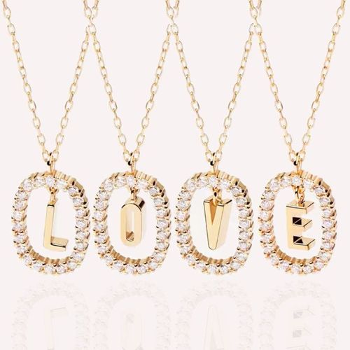 Pendentif Lettre O 26 Collier Lettre Femme Diamant Anglais Lvn6228