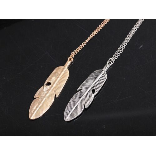 Collier Long Plume Ebay Pendentif Feuille De Yiwu K765 Lvn6658