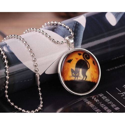 Collier De Civette Gemme De Temps D'halloween Ebay Pendentif Lumineux K662 Lvn6675