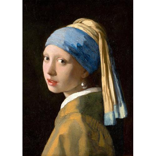 Johannes Vermeer : La Jeune Fille À La Perle - Puzzle 1000 Pièces