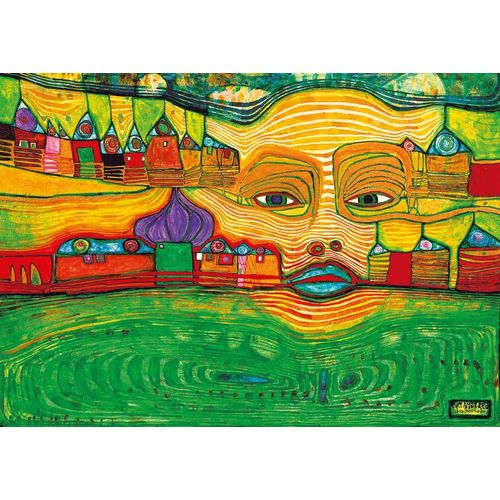 Hundertwasser - Irinaland Over The Balkans, 1969 - Puzzle 1000 Pièces
