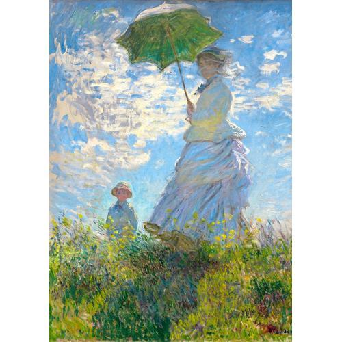 Claude Monet : Femme À L'ombrelle - Puzzle 1000 Pièces