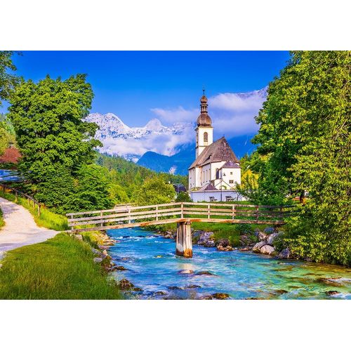 Small Church In Ramsau, Germany - Puzzle 1000 Pièces