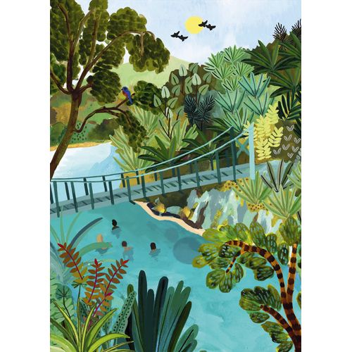 Blue Pools Nz - Puzzle 500 Pièces