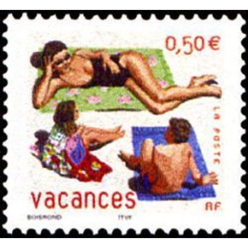 Timbre France 2003 Oblitéré Vacances 0.46 Yt3577