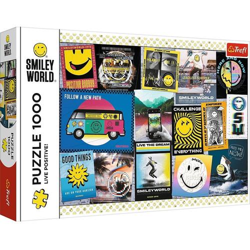 Smiley World - Live Positive! - Puzzle 1000 Pièces