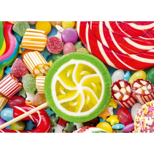 Puzzle Pièces Xxl - Bonbons Sucrés - Puzzle 48 Pièces