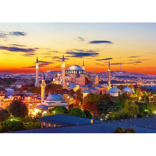 Hagia Sophia At Sunset, Istanbul - Puzzle 1000 Pièces