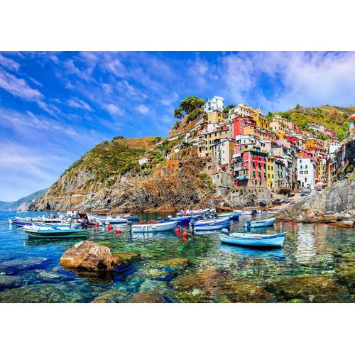 Riomaggiore, Cinque Terre, Italie - Puzzle 1000 Pièces