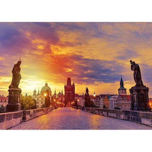 Charles Bridge At Sunset, Prague - Puzzle 1000 Pièces