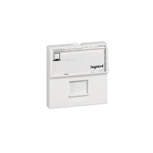 Legrand 074344 Prise RJ45 cat.4 Mosaic RNIS/ISDN - 8 contacts - 2 Modules