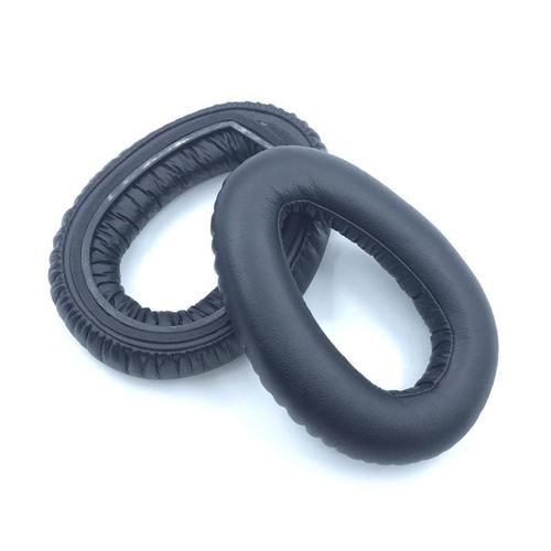 Remplacement Oreillettes en Mousse Coussin d'oreille Coussin pour Sennheiser PXC550 PXC480 MB660 Housse de casque noire,