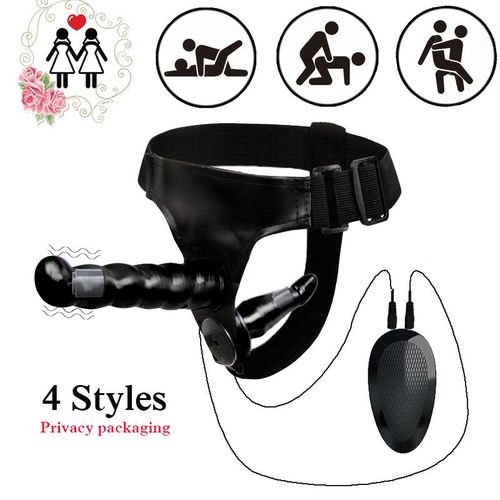 Gode Ceinture Gode Réaliste Femme, Jouets Pour Adultes Gode Ceinture Pour Couples Lesbiens, Gode Pénis Ventouse Pour Homme - Vibromasseur Noir,Sex Toy?S Femme Clitoridien