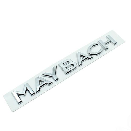 Convient Pour Maybach Maybach Logo De Carrosserie Mercedes Classe S Carrosserie Arrière Étiquette Lettre De Voiture (Argent)