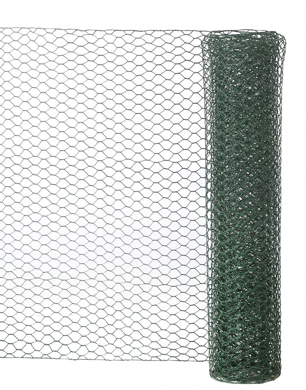 Grillage pour animaux soudée vert, H.1 x L.3 m, maille H.25 x l.25 mm