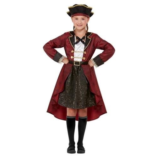 Déguisement Luxe Capitaine Pirate Fille