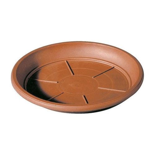 DEROMA SOUCOUPE POUR POT DE FLEURS DAY R COTTO - COLORIS TERRE ROUGE - 35CM
