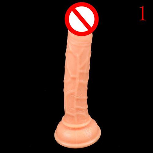 1 Pcs Nouveau Érotique Doux Gelée Gode Réaliste Bullet Vibrateur Anal Gode Sangle Sur Grand Pénis Ventouse Jouets Pour Femme Adulte - As Pic-350853