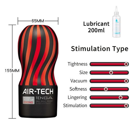 Tenga Air-Tech Masturbateurs Mâle Réutilisation Vagin Silicone Chatte Cul Fellation Vide Masturbation Coupe Adulte Japonais Silicone Sex Toys - Ath-001b Avec Lubrifiant,Sex Toy?S Femme Clitoridien