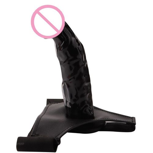 Hommes Strap On Dildo Culotte Wearable Pénis Creux Allonger Manches Strapon Gode Pantalon Harnais Ceinture Pour Homme Sex Toys Pour Femme Gay - A-Black