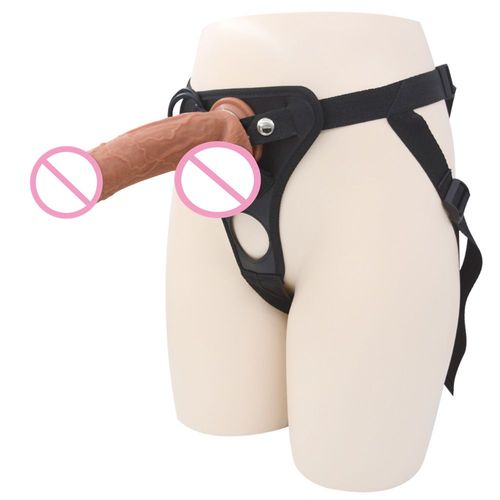 Strap-On Réaliste Pénis Gode Pantalon Sex Toys Pour Femmes Hommes Womengay Strapon Harnais Ceinture Adulte Jeux Énorme Adulte Jouets - D003 Ensemble