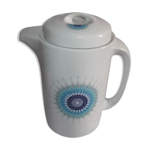 Cafetire Haute Porcelaine Du Berry Bleu