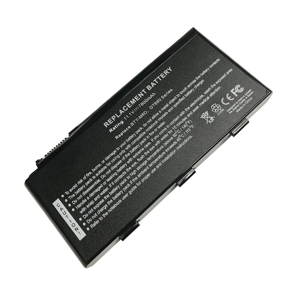 Batteries d'ordinateur portable pour MSI MSI BTY-M6D GT660 G... - 3
