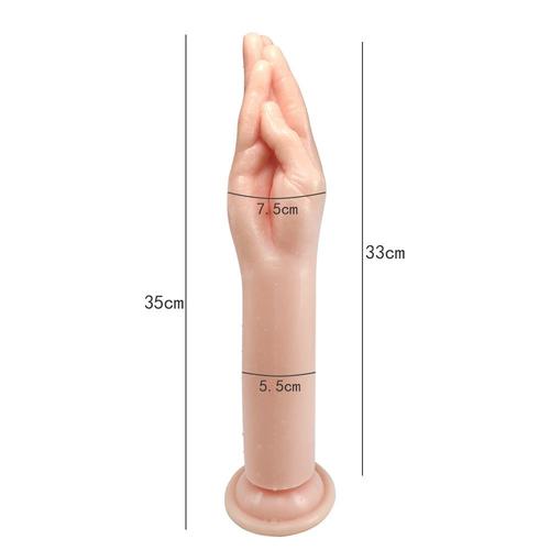 21 * 5 Cm Grand Pénis Poing Anal Plug Énorme Gode Butt Plug Silicone G Spot Masturbate Sex Toys Pour Femmes Aspiration Gros Anus En Peluche - C