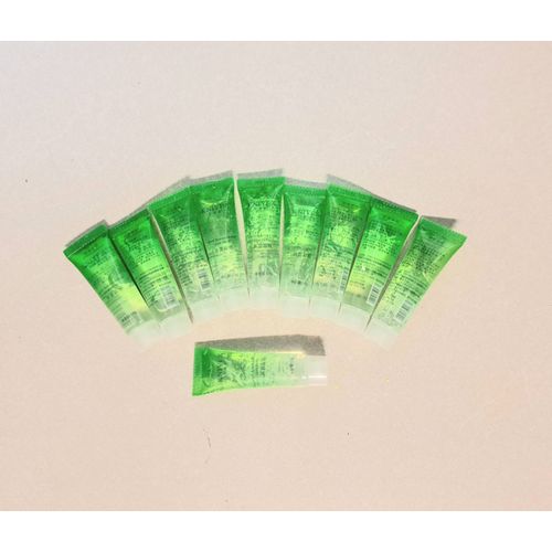 10 X Gel À L'aloe Vera 100% Pur Bio Naturel Beauté Femme Nature Cheveux Visage Corps Cicatrisant Soin Hydratant 10 Tube Voyage Sac À Main13g 
