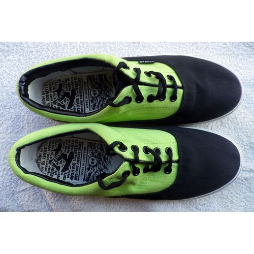 Baskets Basses Vertes Et Noires - 44