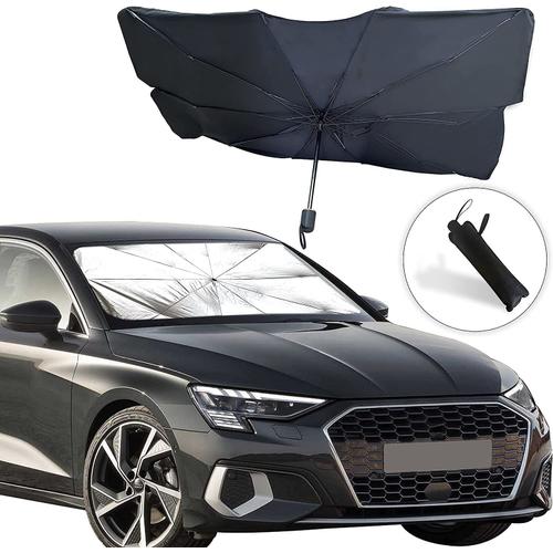 Pare-soleil de pare-brise de voiture  Pare-soleil parapluie réflecteur  pliable pour voitures, bloque