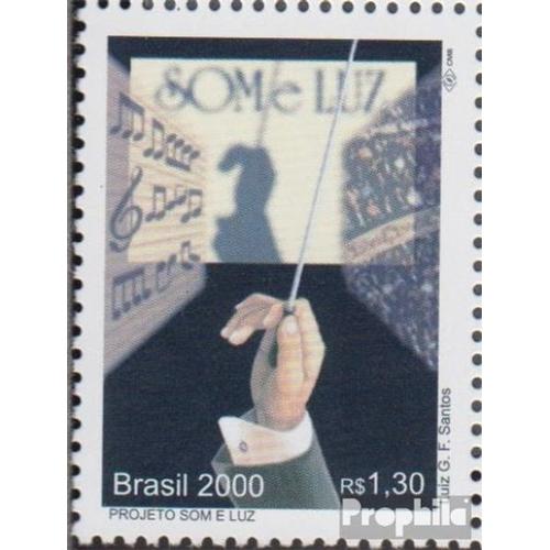 Brésil 3121 (Complète.Edition.) Neuf Avec Gomme Originale 2000 Lumière Et Klangprojekt