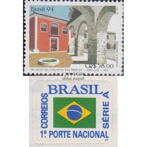 Brésil 2565,2566 (Complète.Edition.) Neuf Avec Gomme Originale 1994 Merces Monastère, Drapeau