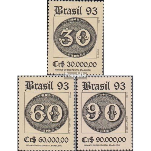 Brésil 2526-2528 (Complète.Edition.) Neuf Avec Gomme Originale 1993 Exposition Philatélique