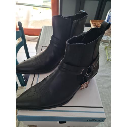 Santiag Bottines Cuir Neuve - 41