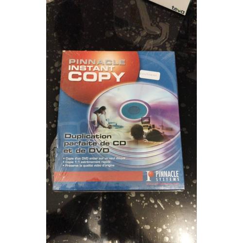 Pinacle Instant Copy Logiciel De Duplication Parfaite De Cd Et Dvd Windows 98se Me 2000 Xp