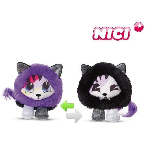 Nici - Pixidoos Pets - Peluche Réversible Chat Sunbi - 12 Cm